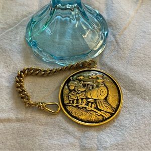 Mickey Mouse train pocket charm